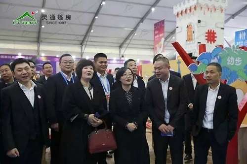 灵通篷房为首届中国玩具国际博览会提供超过8000平米篷房