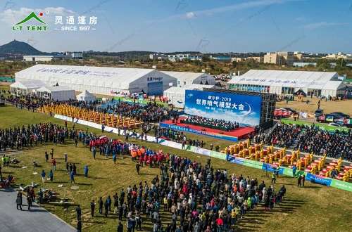 灵通篷房服务于世界喷气模型大会