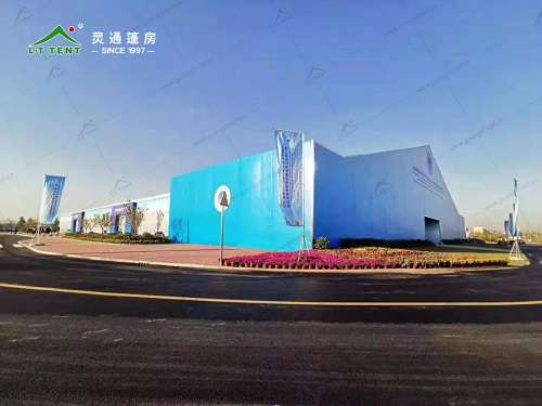 灵通篷房服务于2019青岛上合峰会