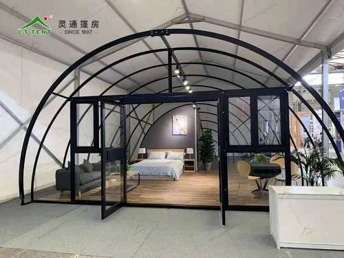 灵通民宿帐篷亮相上海国际篷房展